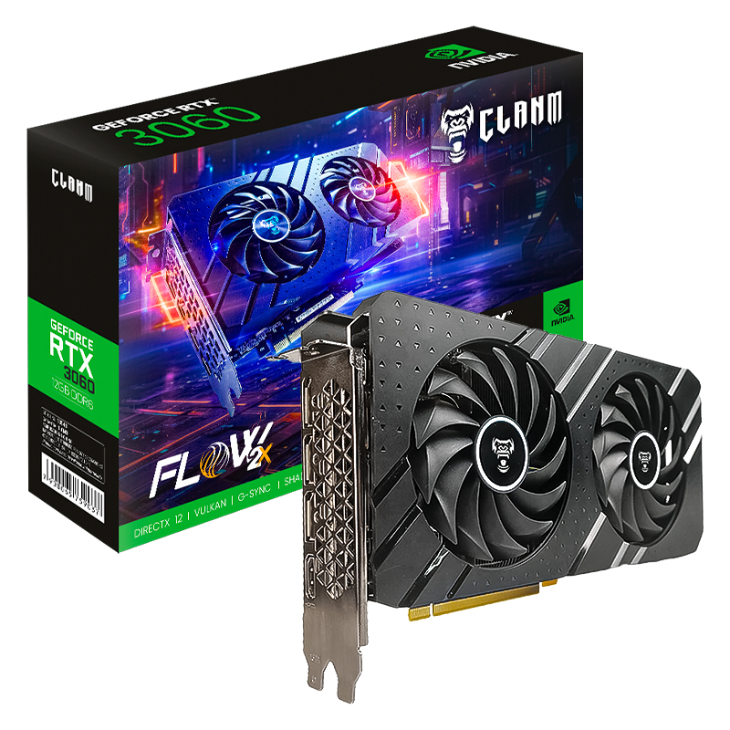 GPU NVIDIA GEFORCE RTX3060 – 12GB DDR6 – 192BIT – CLANM - Imagem 2
