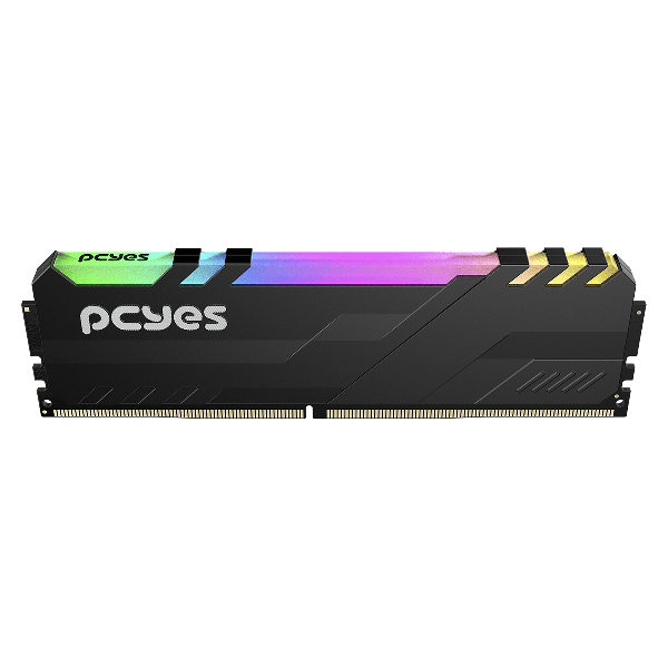 MEMÓRIA GAMER PCYES UDIMM 32GB DDR4 3200MHZ BLACK COM RGB