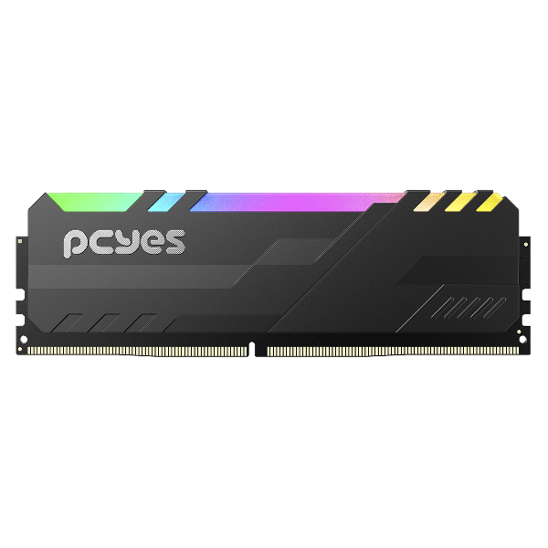 MEMÓRIA GAMER PCYES UDIMM 32GB DDR4 3200MHZ BLACK COM RGB - Imagem 2