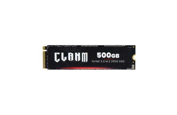 SSD M2 CLANM, 500GB, PCIe 3.0, Leitura: 2500MB/s, Gravação: 1800MB/s, Preto - Imagem 3