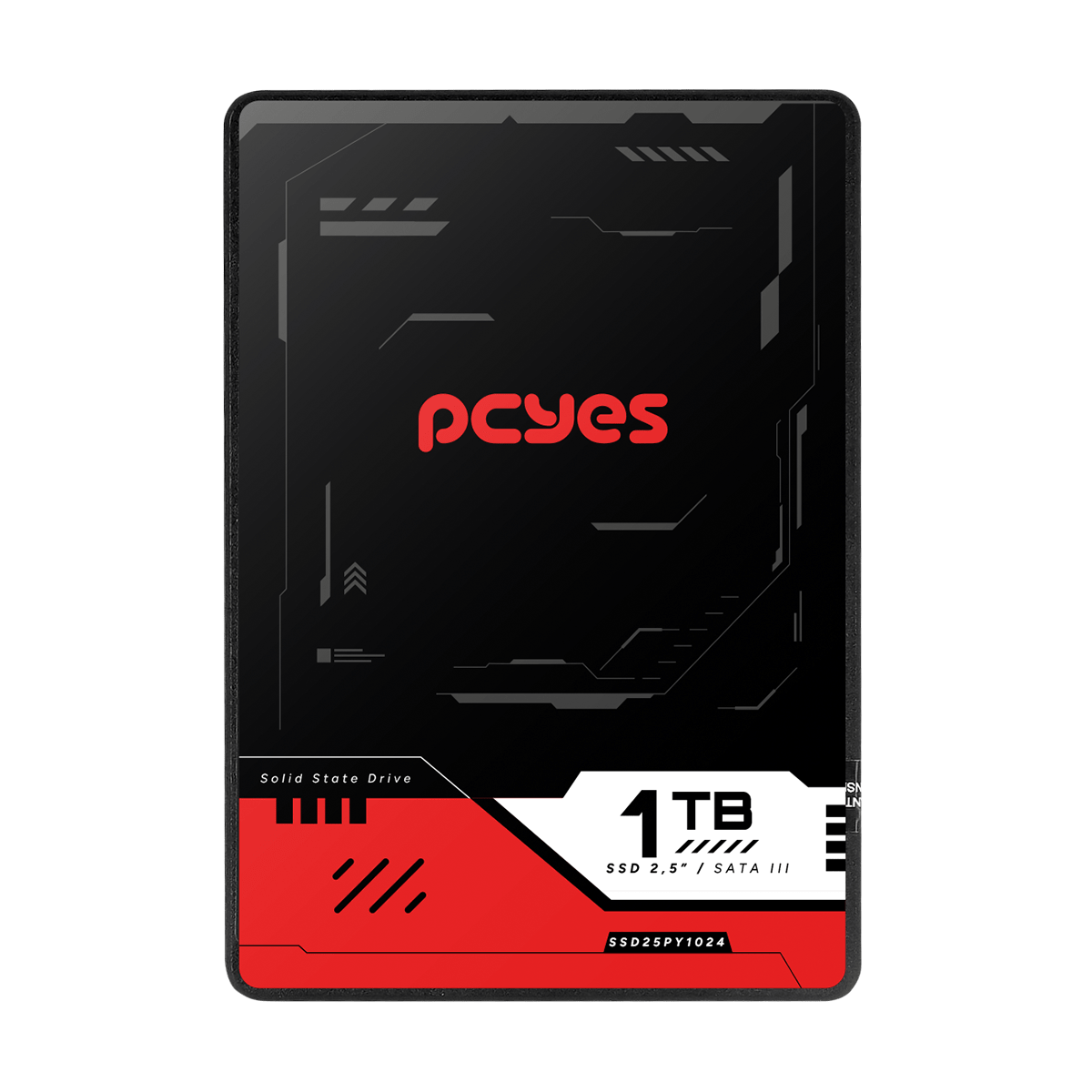 Ssd Pcyes Py1024 1Tb Sata Iii 2,5" Leitura 550Mb Gravação 500Mb/S - Imagem 2