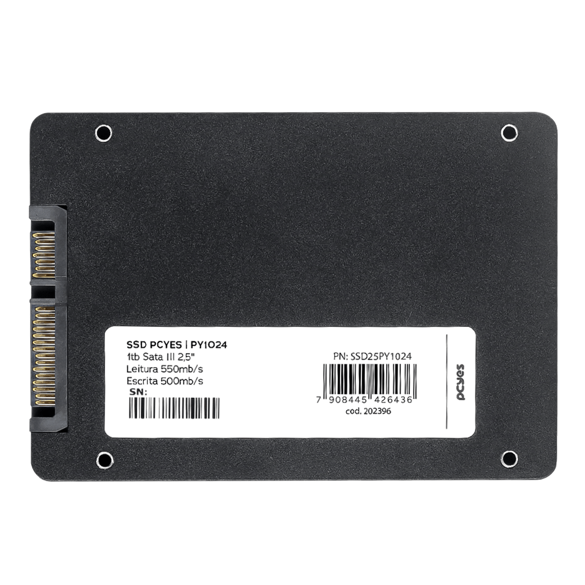 Ssd Pcyes Py1024 1Tb Sata Iii 2,5" Leitura 550Mb Gravação 500Mb/S - Imagem 3