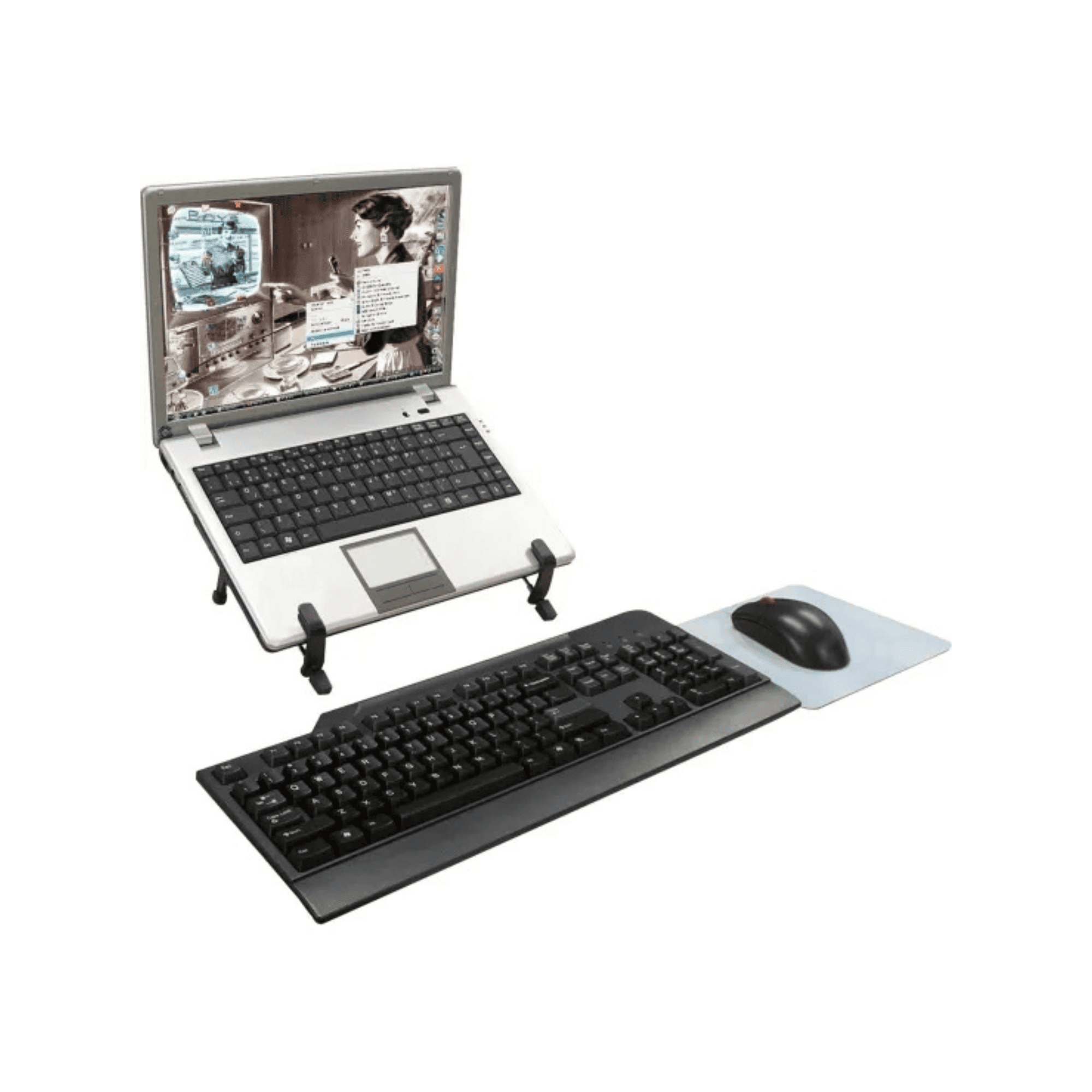 Suporte Para Notebook NT-Multi Preto Multivisão - Imagem 2