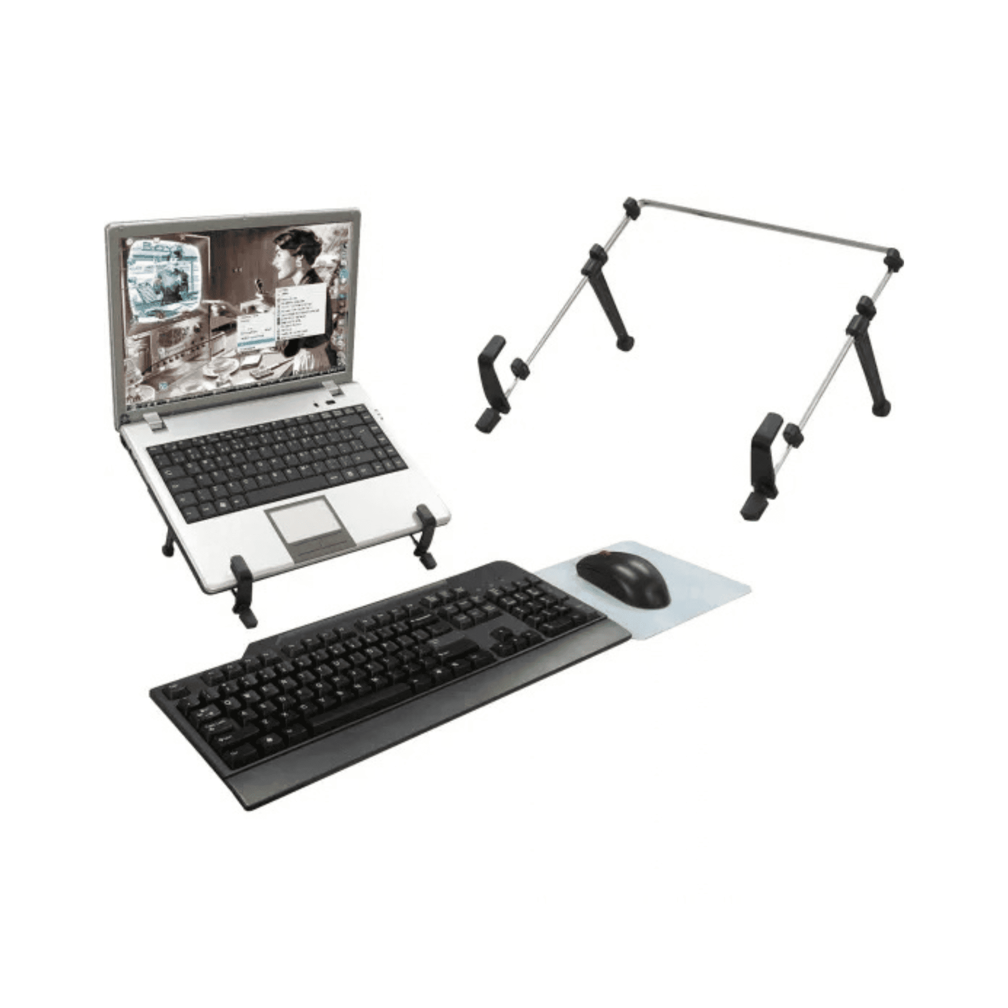 Suporte Para Notebook NT-Multi Preto Multivisão - Imagem 3
