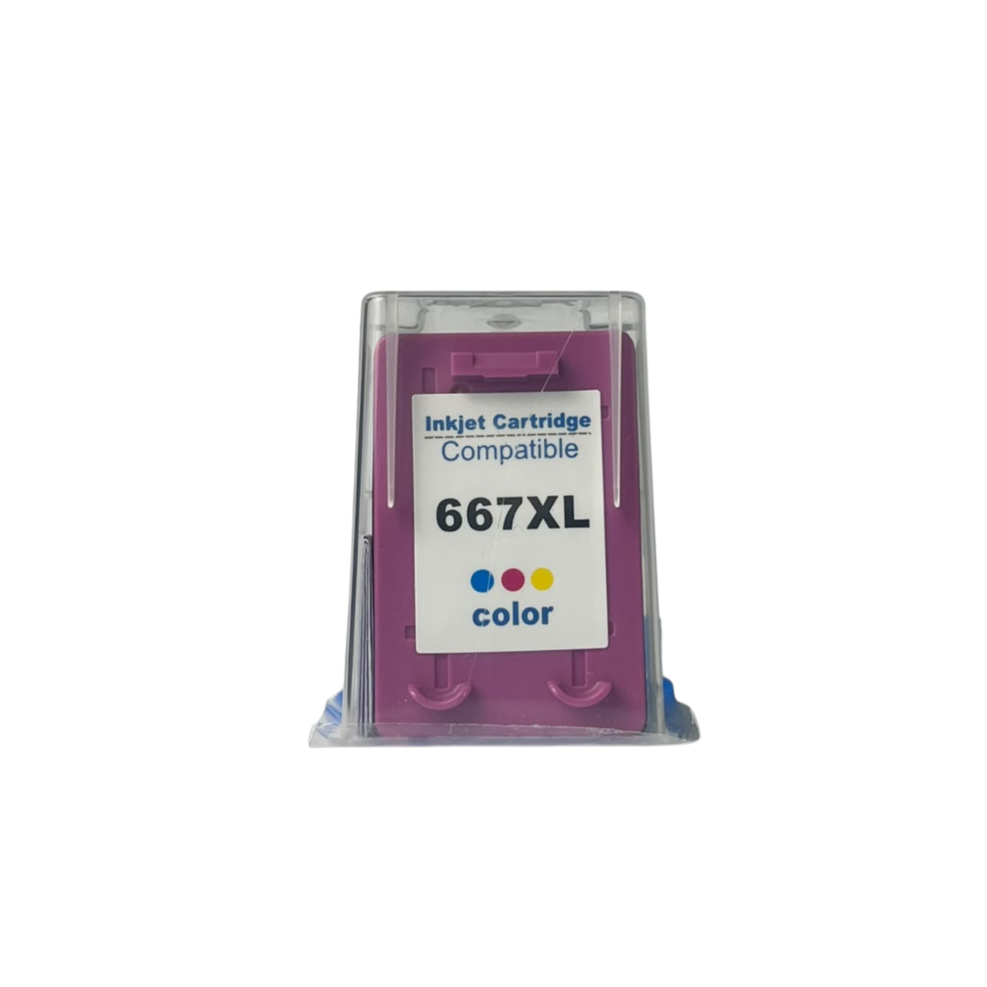 CARTUCHO DE TINTA COMPATÍVEL COM HP 667XL COLORIDO – 13 ML