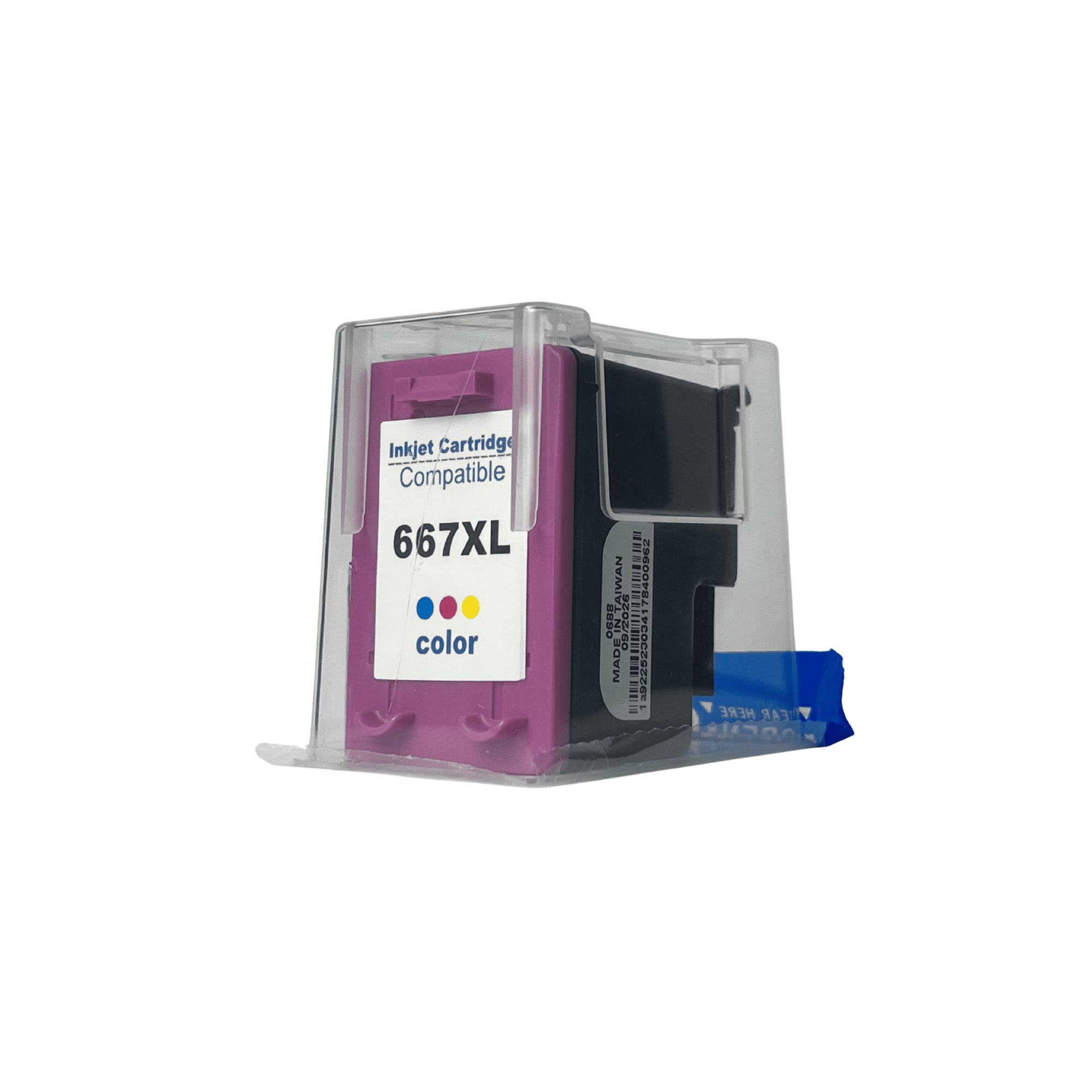 CARTUCHO DE TINTA COMPATÍVEL COM HP 667XL COLORIDO – 13 ML - Imagem 2